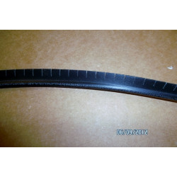 Black guitar cabinet piping